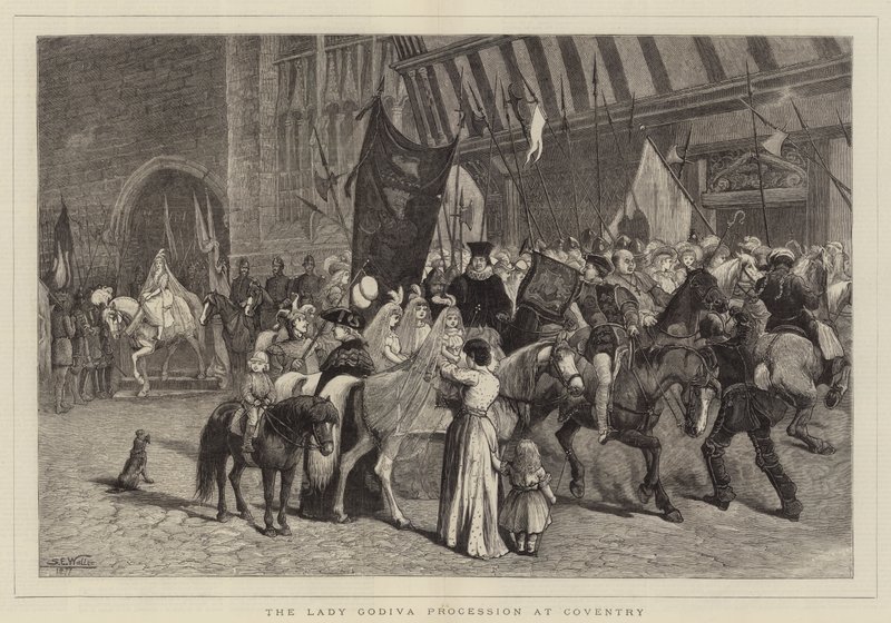La procesión de Lady Godiva en Coventry de Samuel Edmund Waller