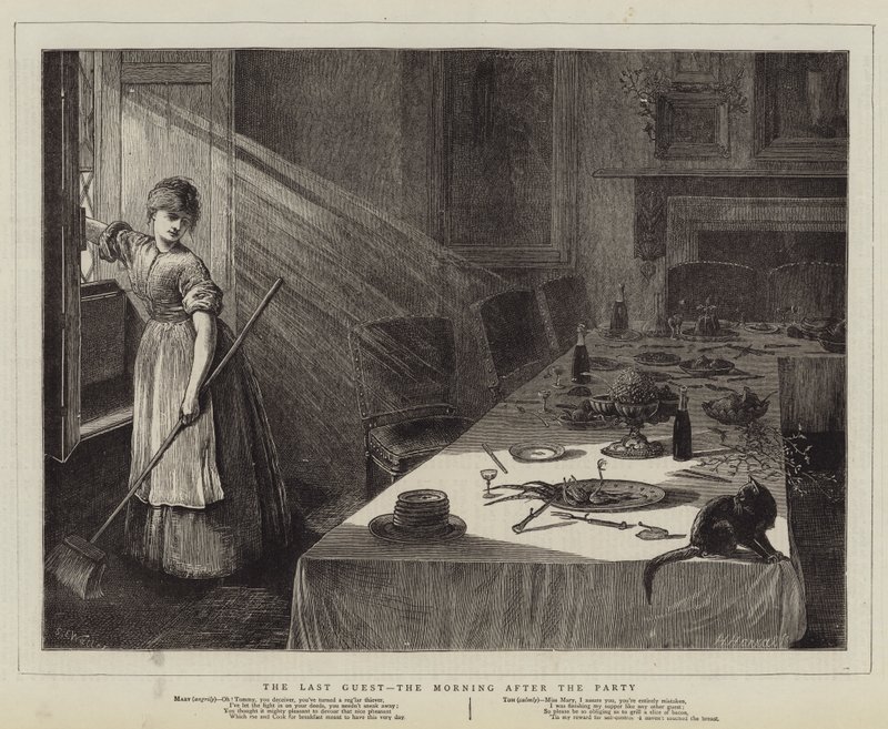 El último invitado, la mañana después de la fiesta de Samuel Edmund Waller