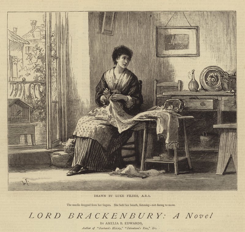 Lord Brackenbury, una novela de Samuel Luke Fildes