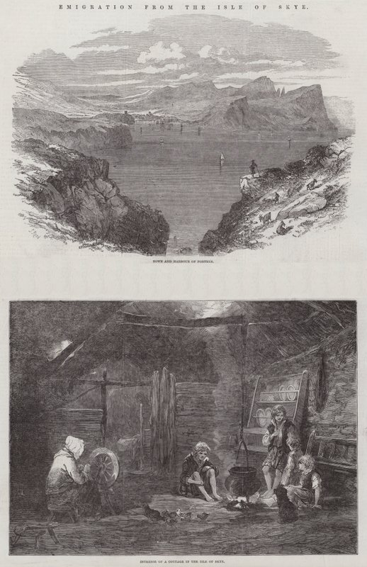 Emigración desde la Isla de Skye de Samuel Read