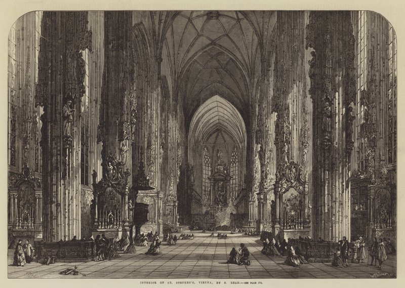 Interior de San Esteban, Viena de Samuel Read