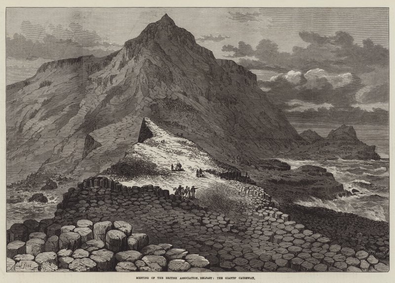 Reunión de la Asociación Británica, Belfast, la Calzada del Gigante de Samuel Read