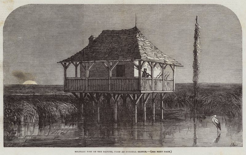 Puesto militar en el Danubio de Samuel Read