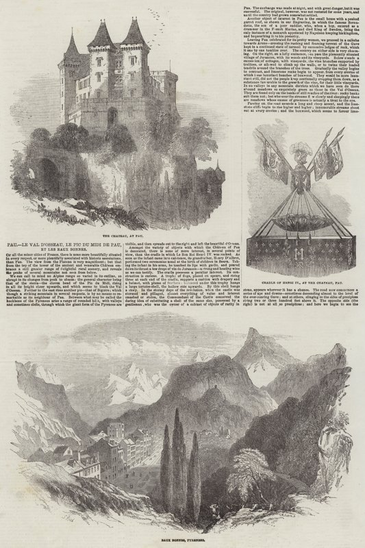 Pau, el Valle de Ossau, el Pico del Midi de Pau y las Aguas Buenas de Samuel Read