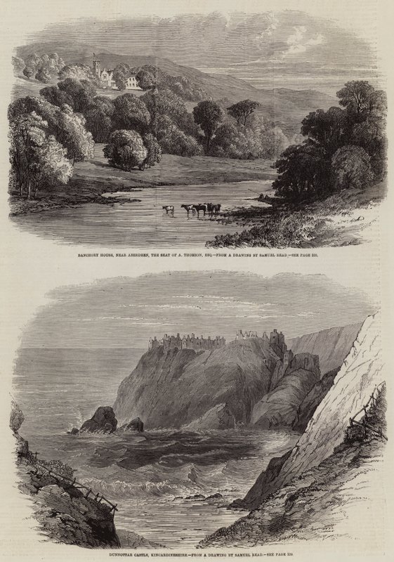 Bocetos en Escocia de Samuel Read