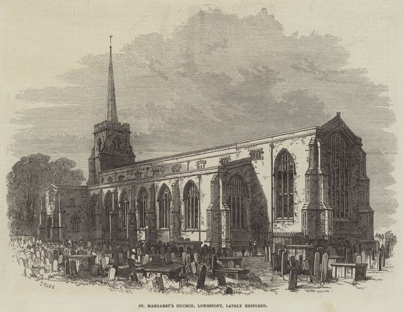 Iglesia de Santa Margarita, Lowestoft, recientemente restaurada de Samuel Read