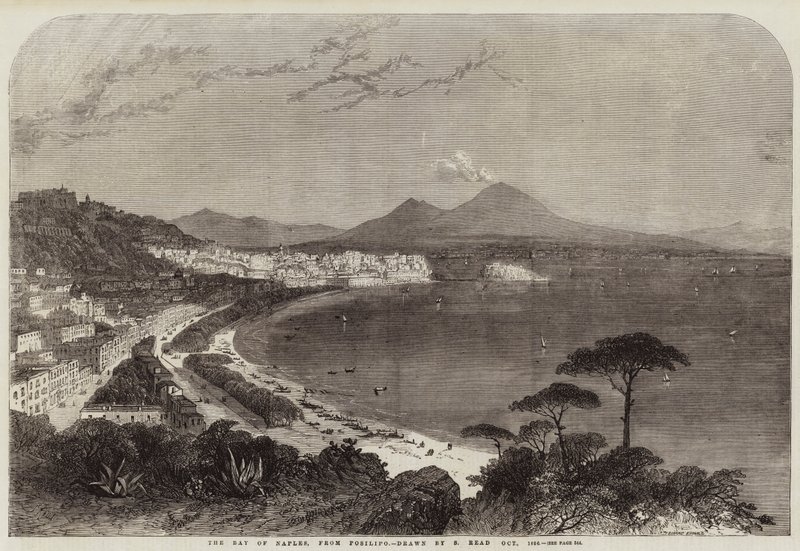 La bahía de Nápoles, desde Posilipo de Samuel Read