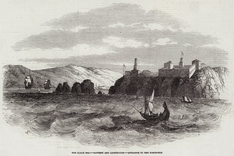 El Mar Negro, Batería y Faro, Entrada al Bósforo de Samuel Read