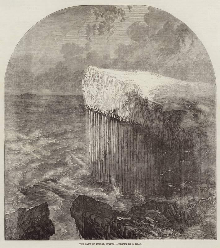 La cueva de Fingal, Staffa de Samuel Read