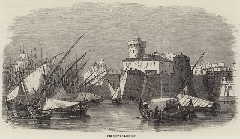 El puerto de Livorno de Samuel Read