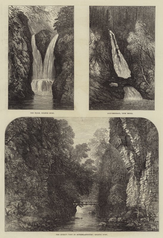 La visita de la reina a Sutherlandshire de Samuel Read