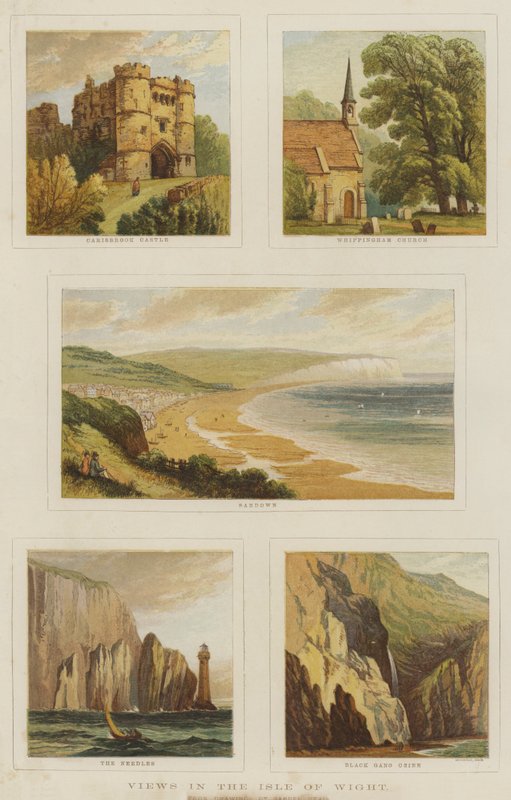 Vistas de la Isla de Wight de Samuel Read