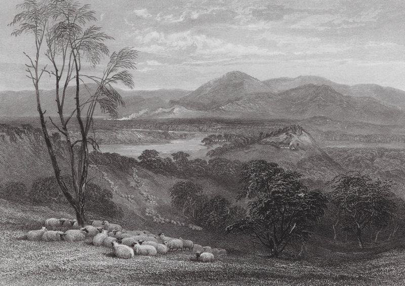 Australia: El Alto Goulburn, Victoria (grabado) de Samuel (after) Prout
