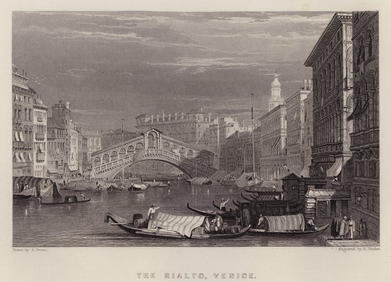 El Rialto, Venecia de Samuel (after) Prout