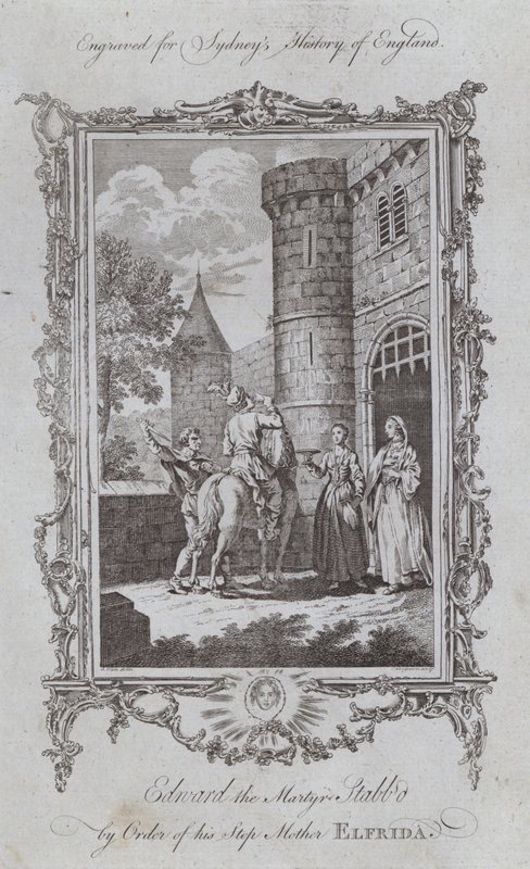 Eduardo el Mártir Apuñalado por Orden de su Madrastra Elfrida de Samuel (after) Wale