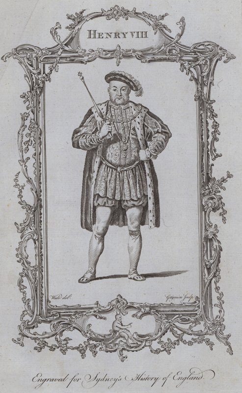 Enrique VIII (grabado) de Samuel (after) Wale