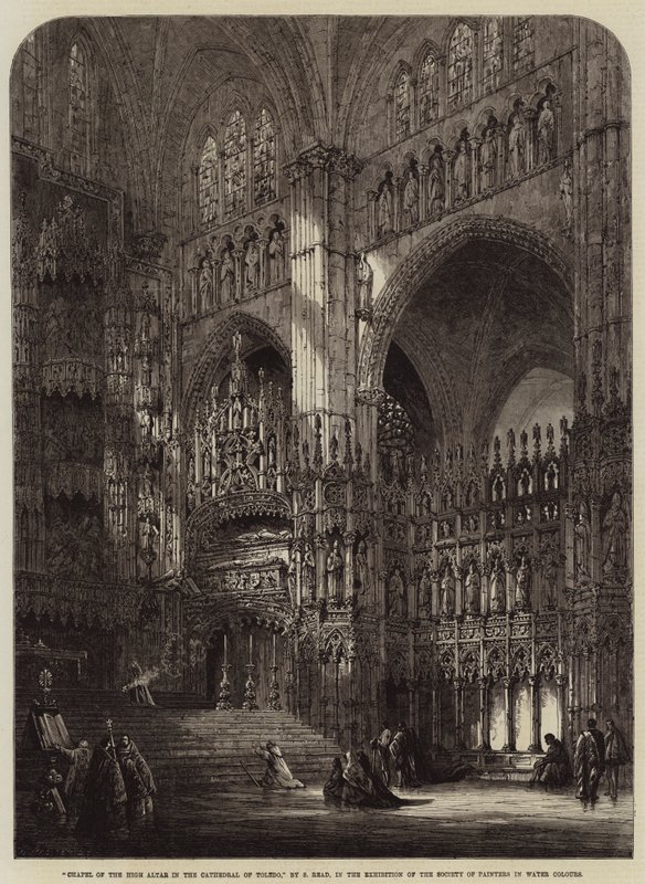 Capilla del Altar Mayor en la Catedral de Toledo de Samuel Read