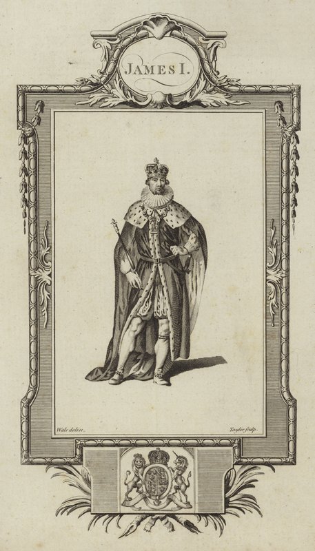 Retrato de Jacobo I de Samuel Wale