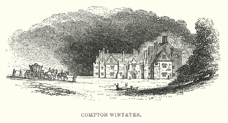 Compton Winyates (grabado) de Samuel Williams