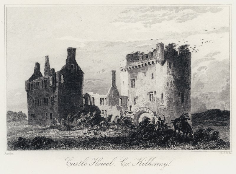 Castillo Howel, Co Kilkenny de Samuel after Austin