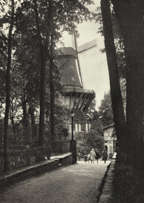 Potsdam, Molino de viento histórico en Sanssouci de Sasha Stone