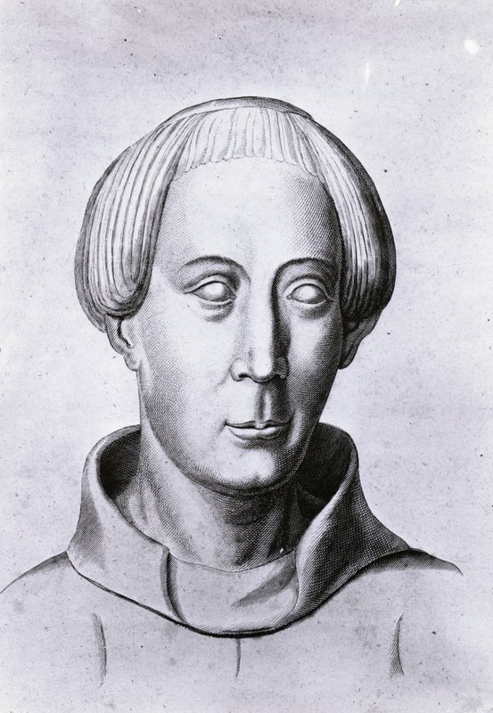 Gerald de Gales, clérigo e historiador galés-normando (litografía) de School Welsh