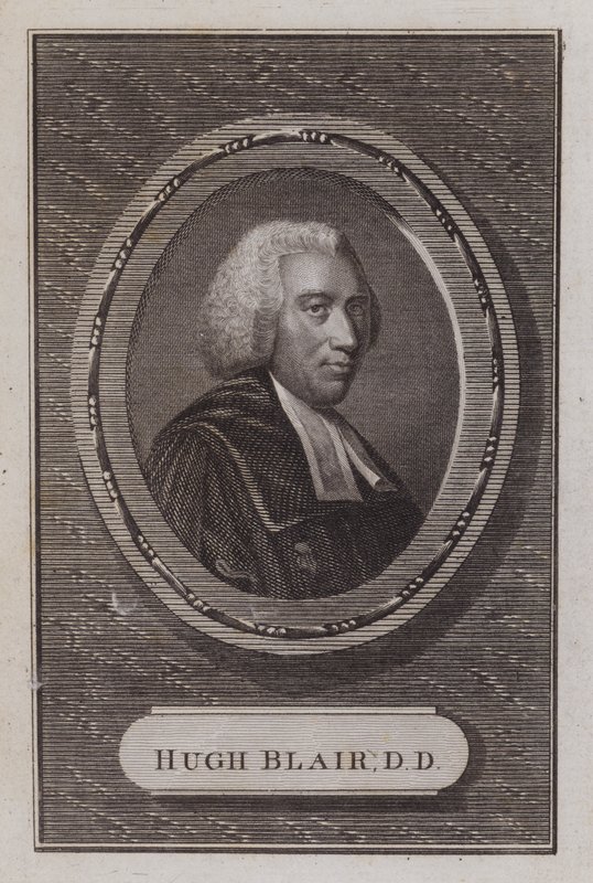 Hugh Blair, clérigo escocés (grabado) de Scottish School