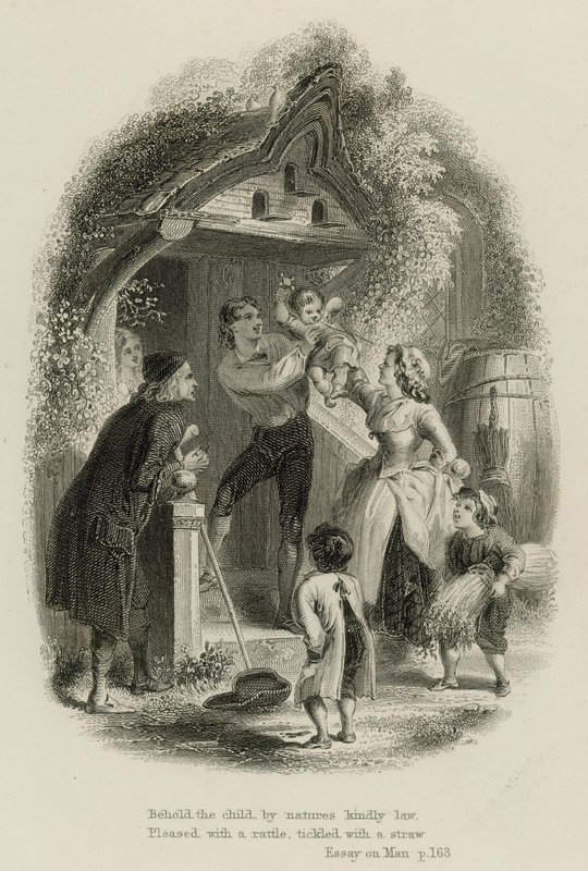 Escena de Ensayo sobre el hombre, de Alexander Pope de Scottish School