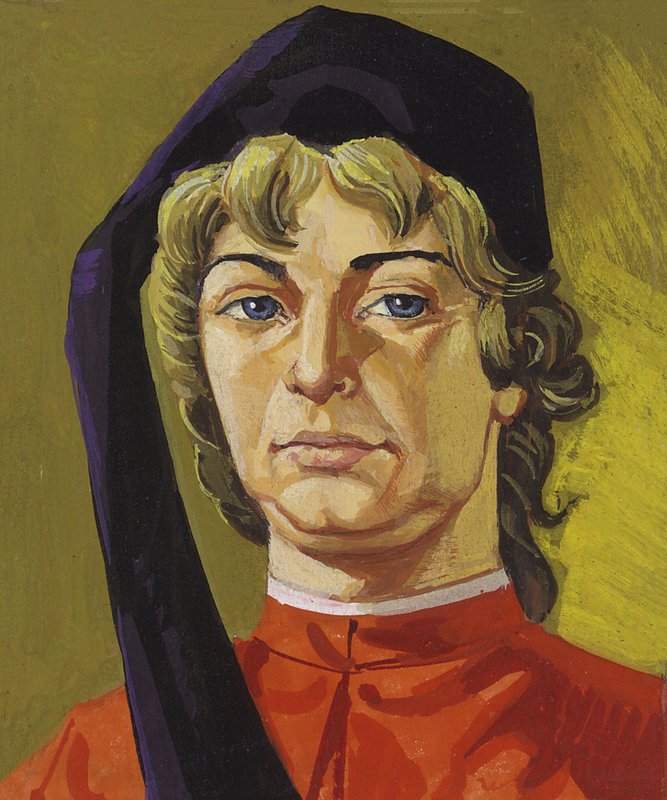 Amerigo Vespucci (gouache sobre papel) de Severino Baraldi