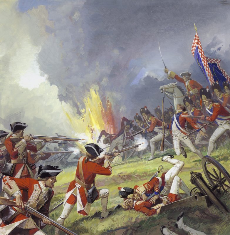 Batalla de Fontenoy de Severino Baraldi