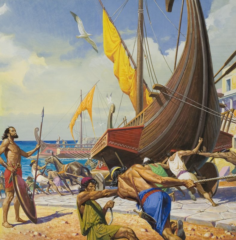 Conquistar por genio (gouache sobre papel) de Severino Baraldi