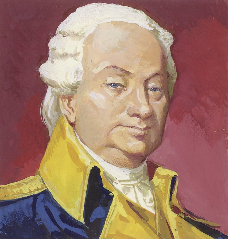 Henry Knox (gouache sobre papel) de Severino Baraldi