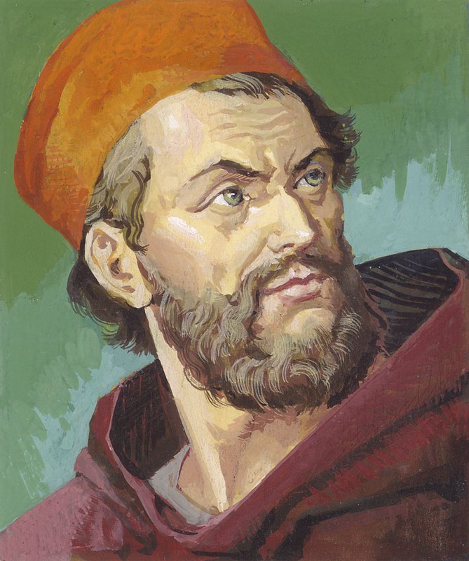 Marco Polo (gouache sobre papel) de Severino Baraldi