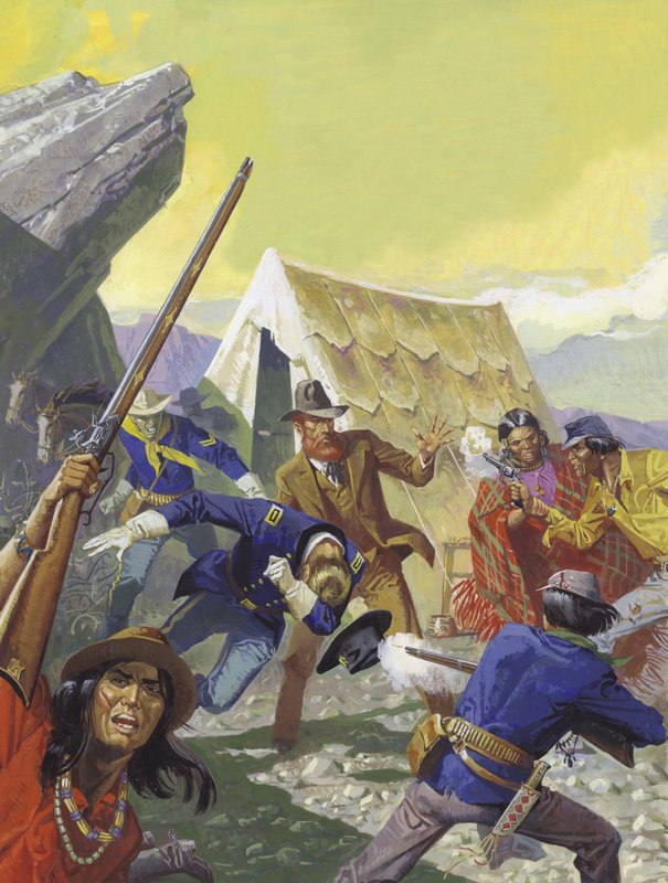 Indios Modoc de Severino Baraldi