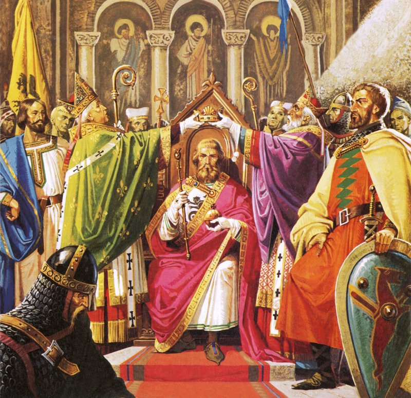 Coronación de Guillermo el Conquistador de Severino Baraldi