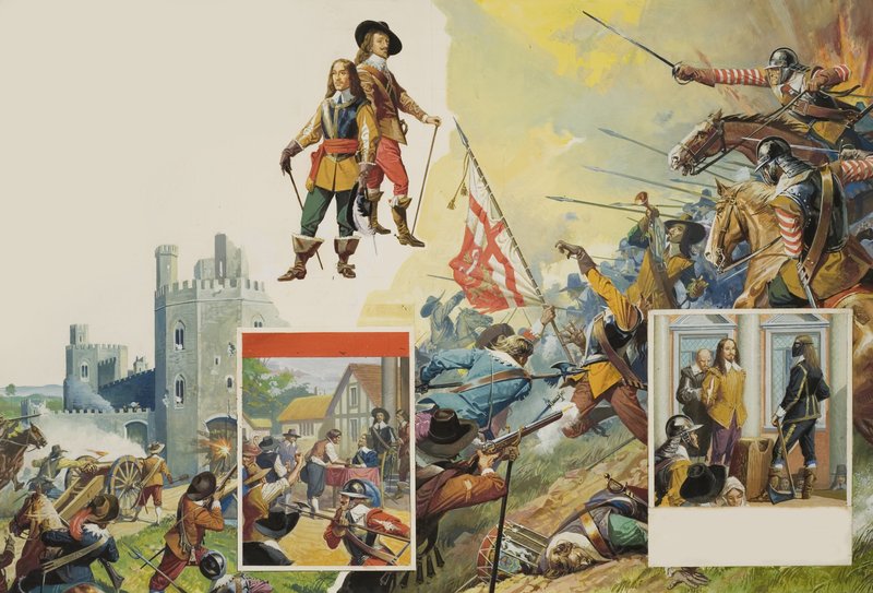 La Guerra Civil inglesa de Severino Baraldi
