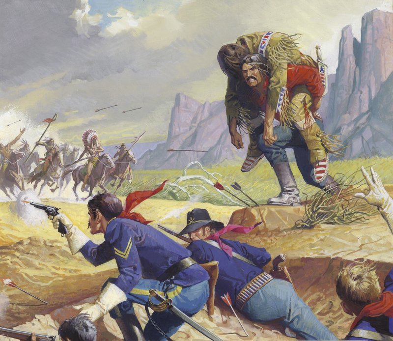 Los héroes de Buffalo Wallow de Severino Baraldi