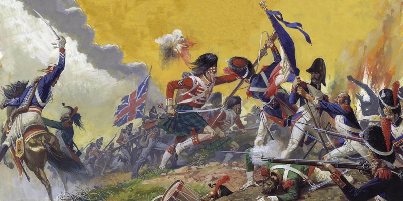 La batalla de Waterloo de Severino Baraldi