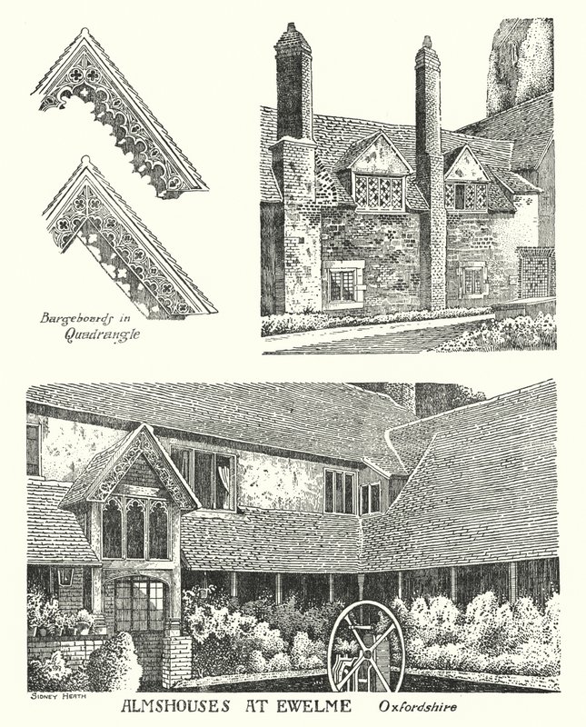 Asilos en Ewelme, Oxfordshire de Sidney Heath