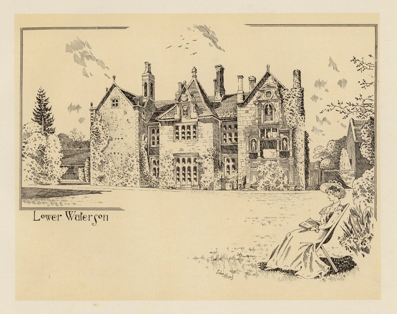 Dorset: Lower Waterson (litho) de Sidney Heath