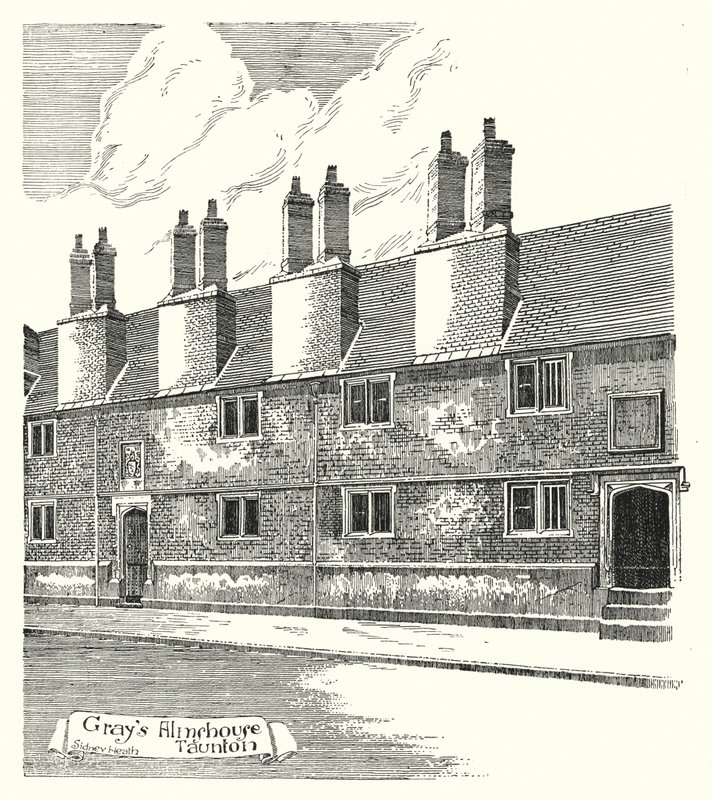 Casa de Beneficencia de Gray, Taunton (grabado) de Sidney Heath
