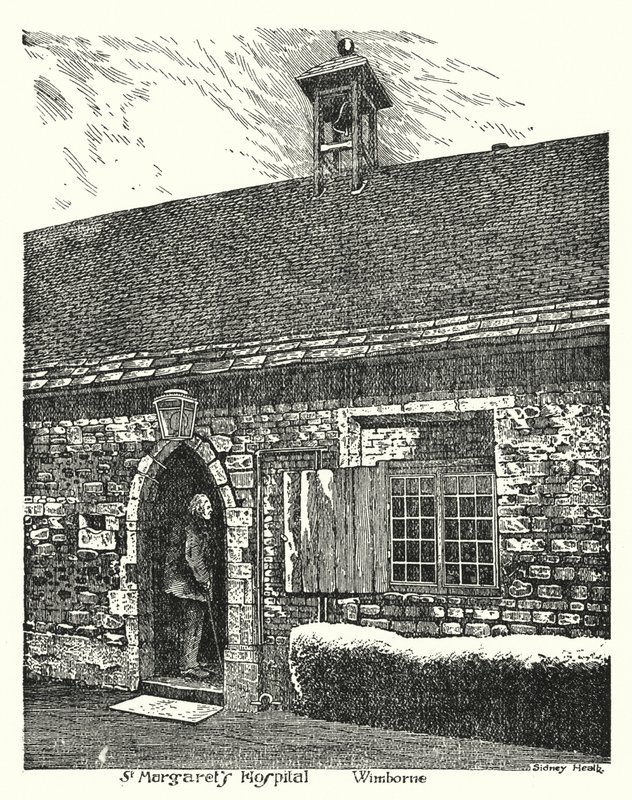 El hospital de Santa Margarita, Wimborne de Sidney Heath