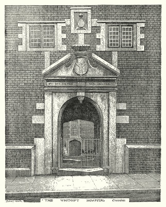 El hospital de Whitgift, Croydon de Sidney Heath