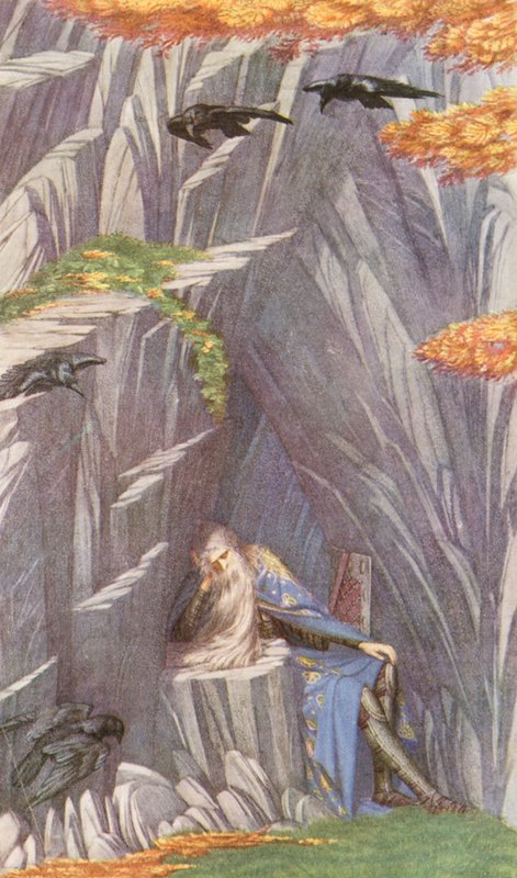 La Leyenda Dorada: Barbarroja (litografía en color) de Sidney Meteyard