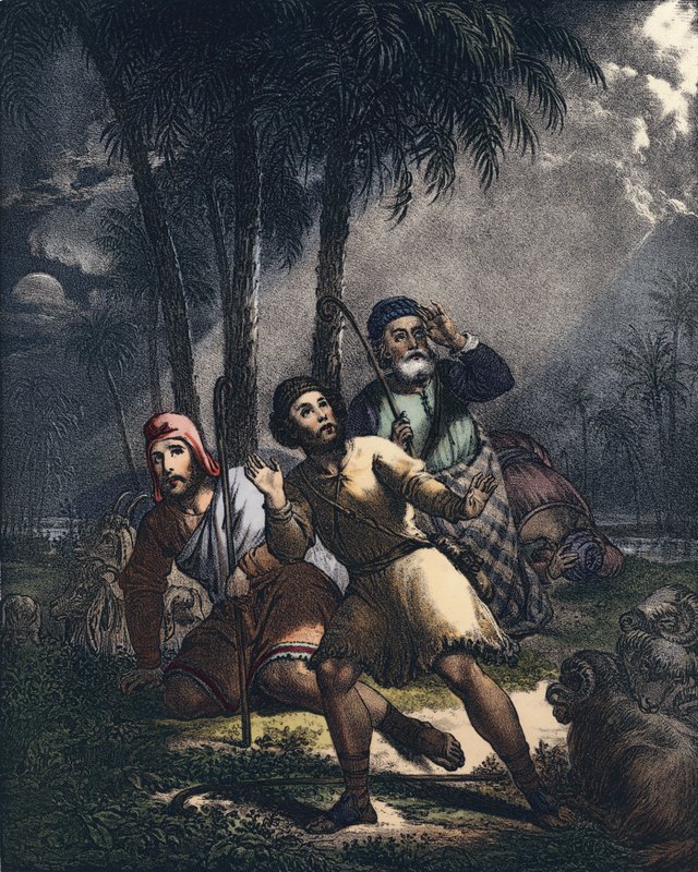 Cristo anunciado a los pastores judíos de Siegfried Detler Bendixen