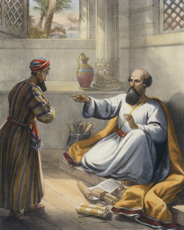 Eliseo y Giezi de Siegfried Detler Bendixen