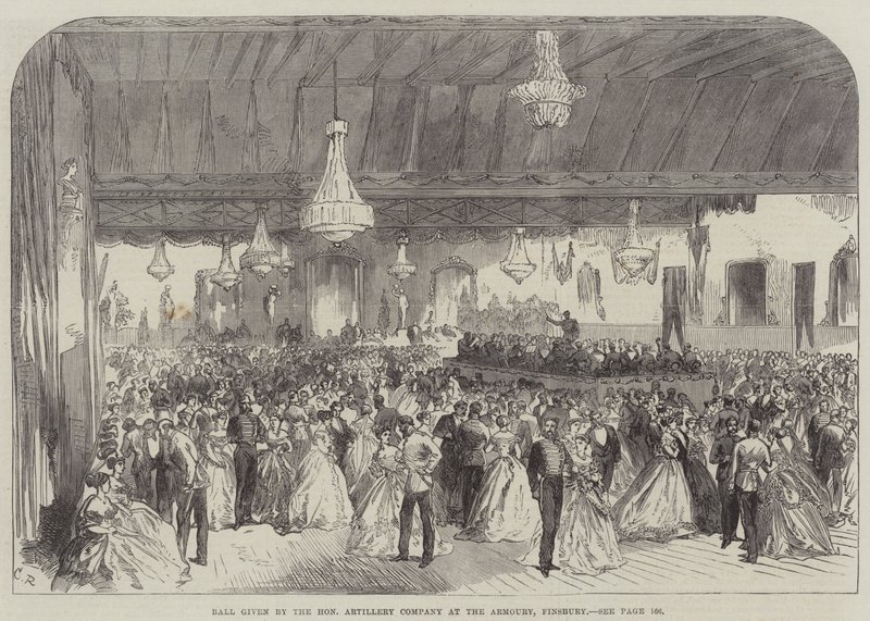 Baile dado por la Compañía de Artillería Honorable en la Armería, Finsbury de Sir John Charles Robinson