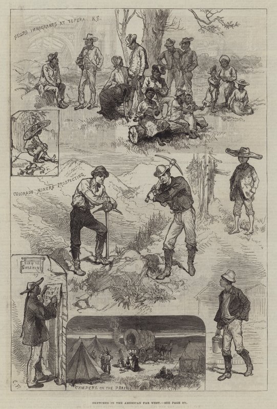 Bocetos en el lejano oeste americano de Sir John Charles Robinson