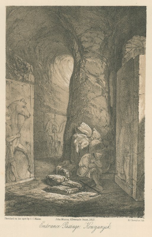 Pasaje de entrada, Kouyunjik de Solomon Caesar Malan