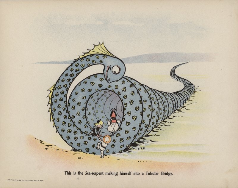 Ilustración de Otras aventuras de las tres negritas (litografía en color) de Sophia Rosamond Praeger